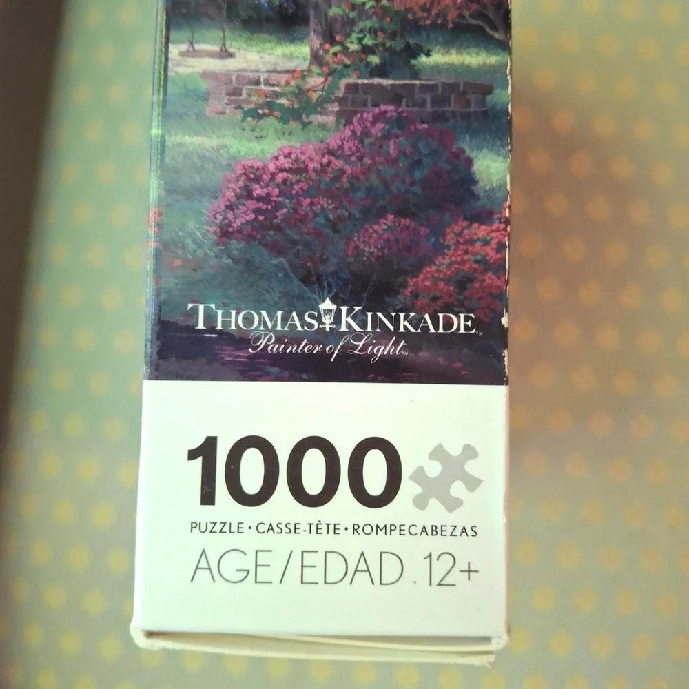 Thomas Kinkade Clocktower Cottage Puzzle 1000 pieces 2011 approx 27
